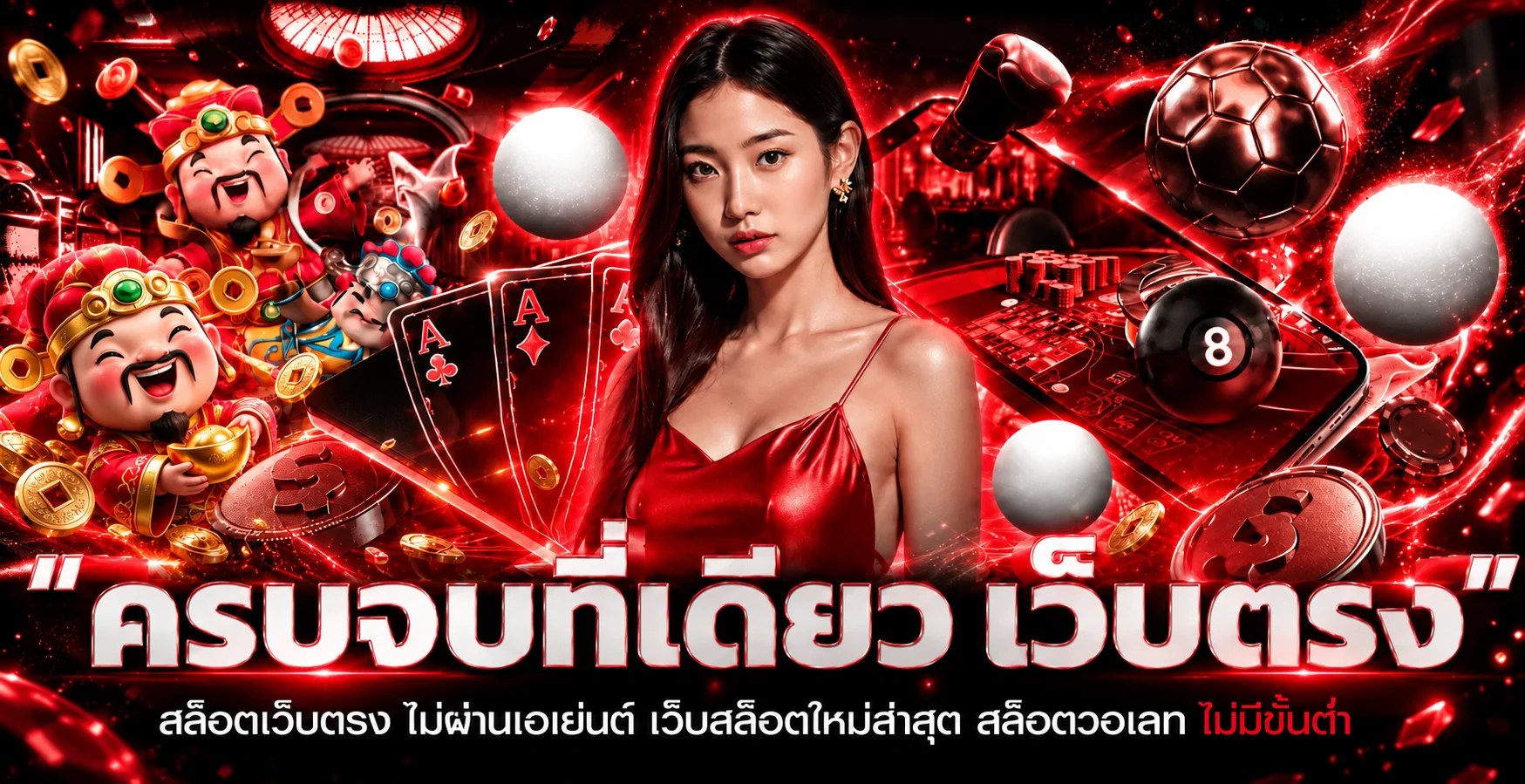 แบนเนอร์ WINKKUB888 สล็อตเว็บตรงโทนแดงดำ